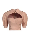 Elisabetta Franchi Woman Top Blush Size 4 Polyester, Polyamide, Elastane In Pink