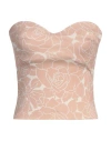 Elisabetta Franchi Woman Top Blush Size 4 Viscose, Elastane In Pink