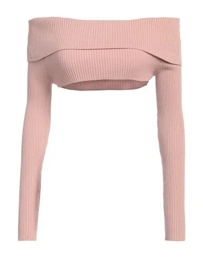 Elisabetta Franchi Woman Top Blush Size 4 Viscose, Polyester In Pink