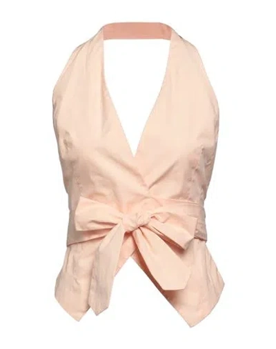 Elisabetta Franchi Woman Top Blush Size 6 Viscose, Elastane In Pink