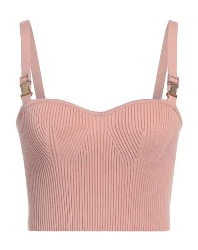 Elisabetta Franchi Woman Top Blush Size 8 Viscose, Polyester In Pink