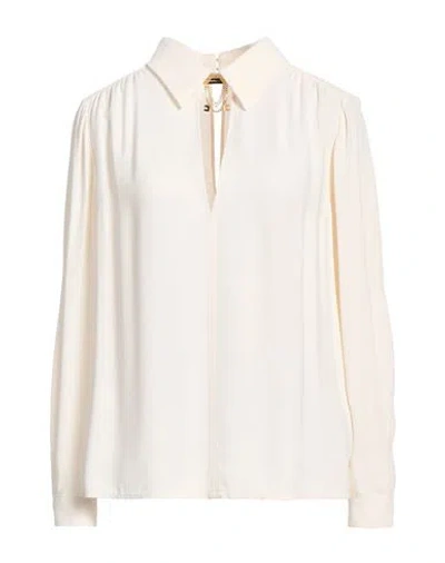 Elisabetta Franchi Woman Top Ivory Size 10 Viscose In White