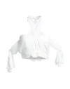 Elisabetta Franchi Woman Top Ivory Size 4 Polyester In White