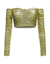 Elisabetta Franchi Woman Top Light Green Size 4 Polyamide, Elastane In Green
