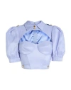 Elisabetta Franchi Woman Top Purple Size 6 Polyester, Polyamide, Elastane