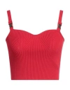 Elisabetta Franchi Woman Top Red Size 8 Viscose, Polyester