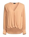 Elisabetta Franchi Woman Top Sand Size 6 Viscose, Polyester In Orange