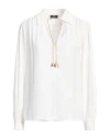 Elisabetta Franchi Woman Top White Size 10 Viscose