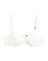 Elisabetta Franchi Woman Top White Size 8 Recycled Polyacrylic, Elastane