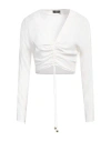 Elisabetta Franchi White Cropped Shirt