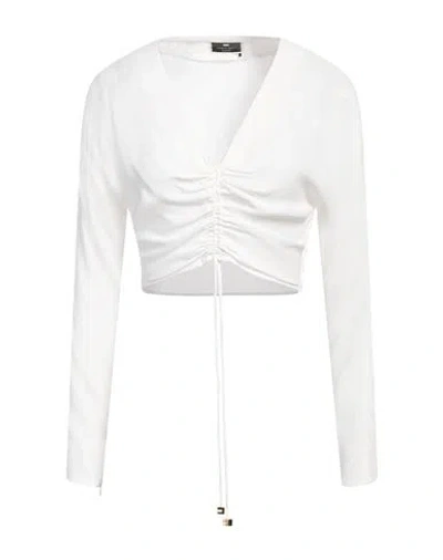 Elisabetta Franchi White Cropped Shirt