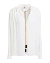 Elisabetta Franchi Woman Top White Size 8 Viscose In White