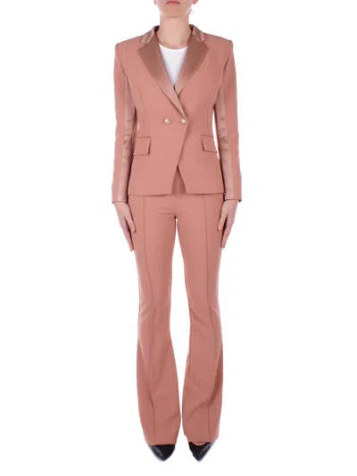 Elisabetta Franchi Woman Trousers Pa08551e2 283 Naked Acetate Pant In Other