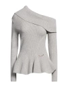 Elisabetta Franchi Woman Sweater Grey Size 8 Viscose, Polyamide, Polyester