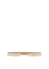 Elisabetta Franchi Women's Belt  Ct10s42e2-193 Ivory In Ivory