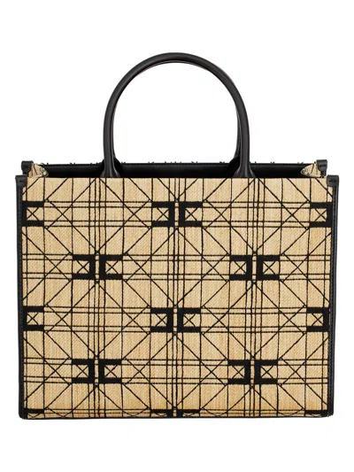 Elisabetta Franchi Women's Borsa Shopper In Beige