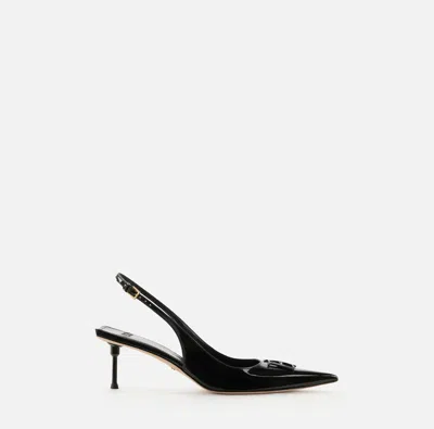 Elisabetta Franchi Women's Calf Leather Shoes In Black