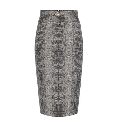 ELISABETTA FRANCHI WOMEN CASUAL SKIRTS ELISABETTA FRANCHI - SKIRT - BLACK