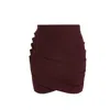 Elisabetta Franchi Women Casual Skirts  - Skirt - Burgundy In Brown