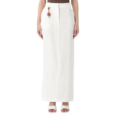 Elisabetta Franchi Skirt  Woman Color Ivory