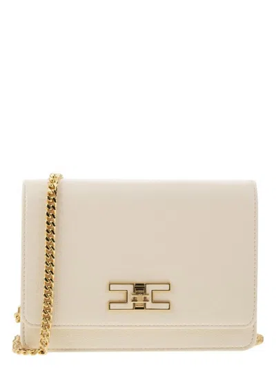 ELISABETTA FRANCHI WOMEN'S CHAIN CROSSBODY BAG