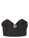 Elisabetta Franchi Tube Top Vest In Black