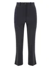 Elisabetta Franchi Women's Cropped Flared Trousers In Black