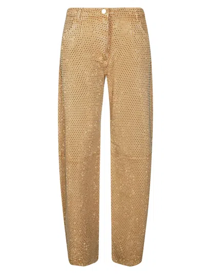Elisabetta Franchi Women's Elegant Jeans In Nude