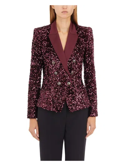 ELISABETTA FRANCHI WOMEN'S GIACCA RICAMATA CON PAILLETTES