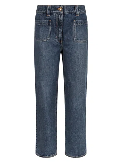 ELISABETTA FRANCHI WOMEN'S HIGH-RISE BOYFRIEND JEANS