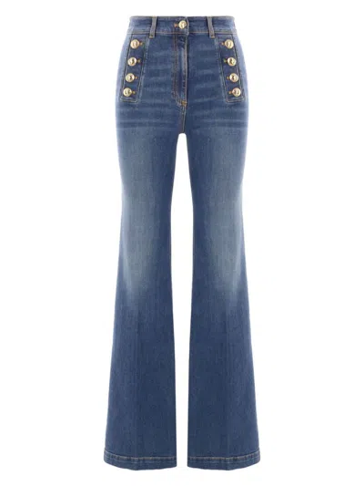 ELISABETTA FRANCHI WOMEN'S HIGH RISE JEANS
