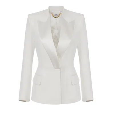 Elisabetta Franchi Women's Jackets  - Jacket - Ivory
