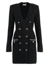 Elisabetta Franchi Robe Manteau In Black
