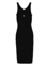 Elisabetta Franchi Bow-detailed Midi Dress In 110 Nero
