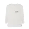 Elisabetta Franchi Fleece Top With Details In Poplin Fabric In White
