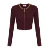 Elisabetta Franchi Women's Knitwear  - Tricot Knit - Burgundy In Brown