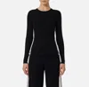Elisabetta Franchi Side-stripe Sweater In Black