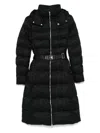 Elisabetta Franchi Monogram Coat In Black