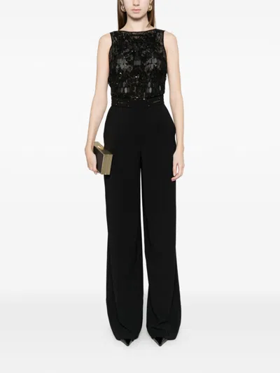 Elisabetta Franchi Women's Long Jumpsuit In Black