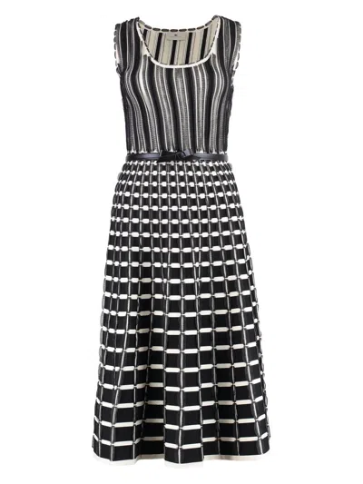 ELISABETTA FRANCHI WOMEN'S MIDI KNIT DRESS