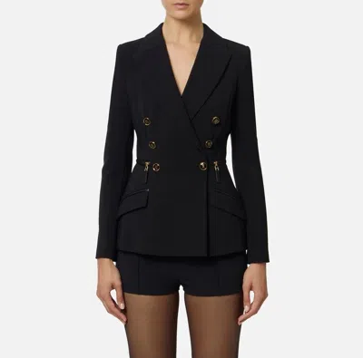 Elisabetta Franchi Women's Outerwear And Jackets  Gi17256e2 110 In Black