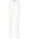 Elisabetta Franchi High-waisted Tailored Trousers In 360