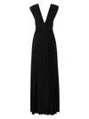 Elisabetta Franchi Red Carpet Lurex Dress In Black