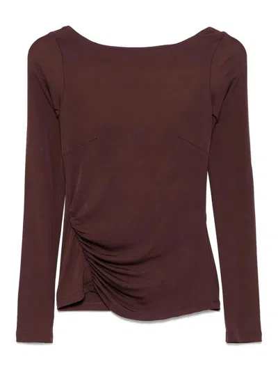 ELISABETTA FRANCHI CAMISA - MARRÓN