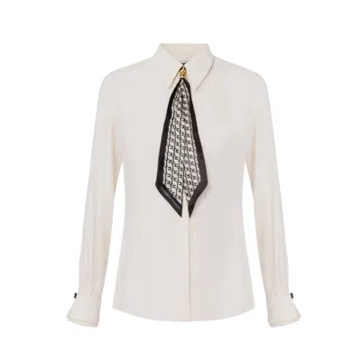 ELISABETTA FRANCHI WOMEN'S SHIRTS ELISABETTA FRANCHI - SHIRT - WHITE