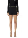 Elisabetta Franchi Black Shorts In Black