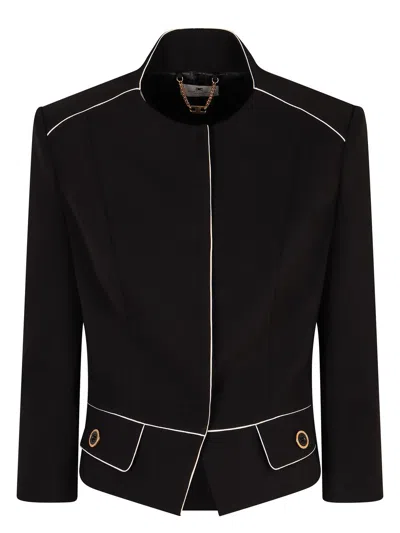 ELISABETTA FRANCHI WOMEN'S SINGLE-BREASTED JACKET