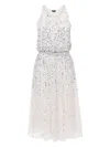 Elisabetta Franchi Sequin-embellished Midi Dress In Metallic