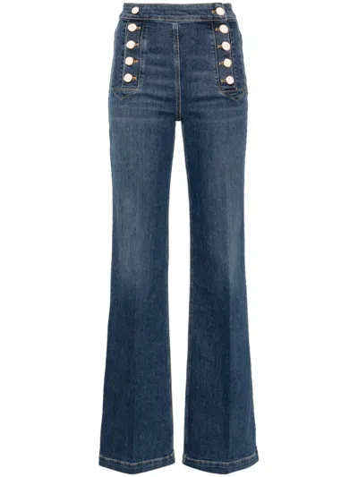 Elisabetta Franchi Women's Ss24 High-waisted Jeans In 139