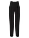 Elisabetta Franchi Tapered Trousers In Black